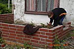 Abriss der Gartenlaube